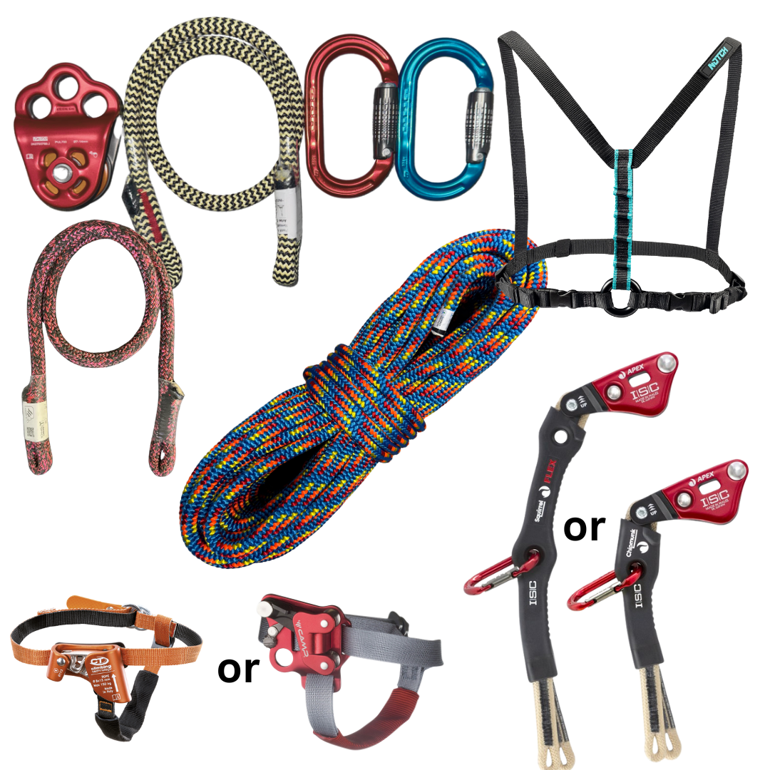 climbing gear rope Premium Hitch Climber Rope Wrench Kit with Arbor Flex II Rope