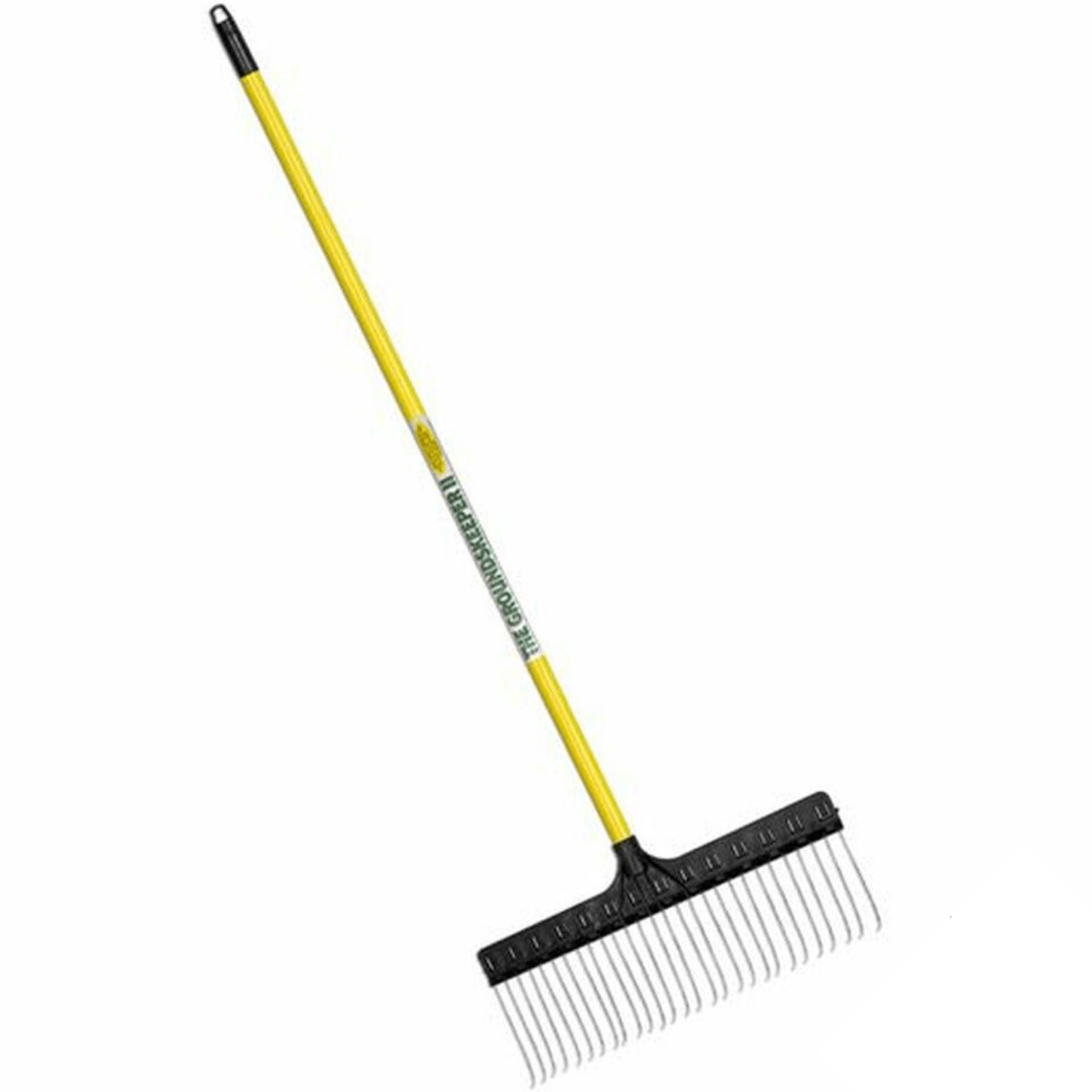 Groundskeeper II 21" Rake with 55" Yellow Handle