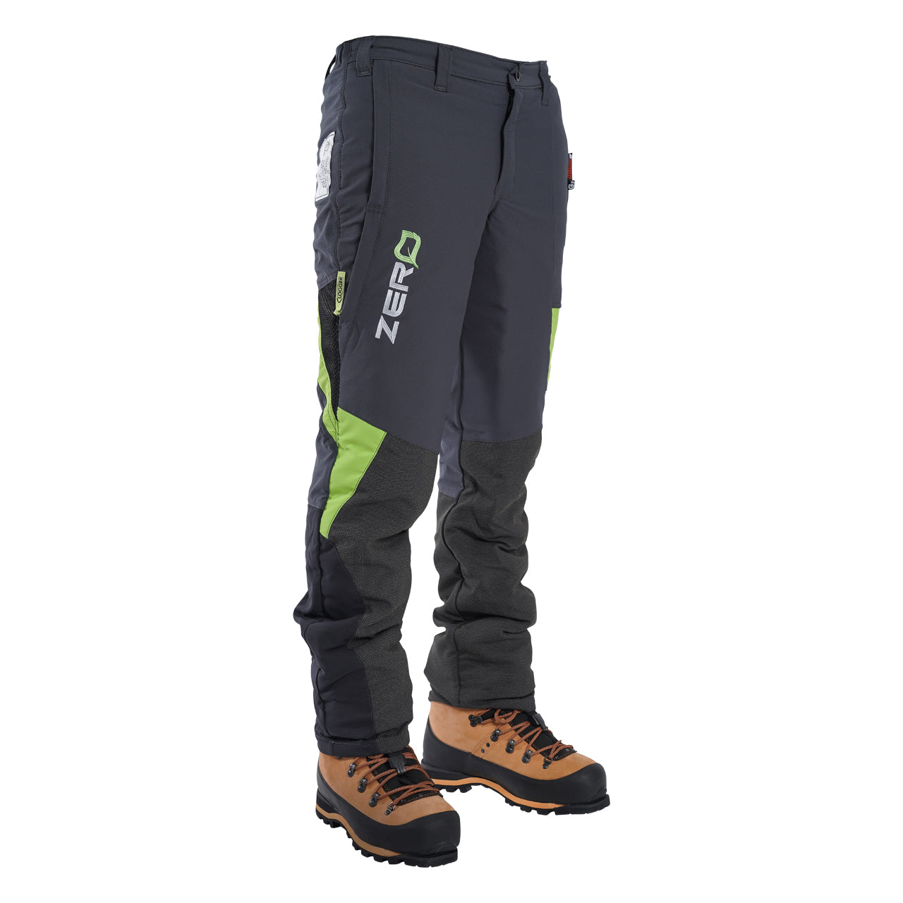 Clogger Zero Gen2 Light and Cool Men's Arborist UL Chainsaw Pants - Grey/Green