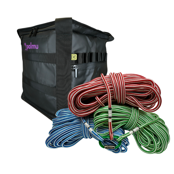 Arbor Flex II 16-Strand Climbing Rope + Palmu 17L Rope Bag Bundle (150