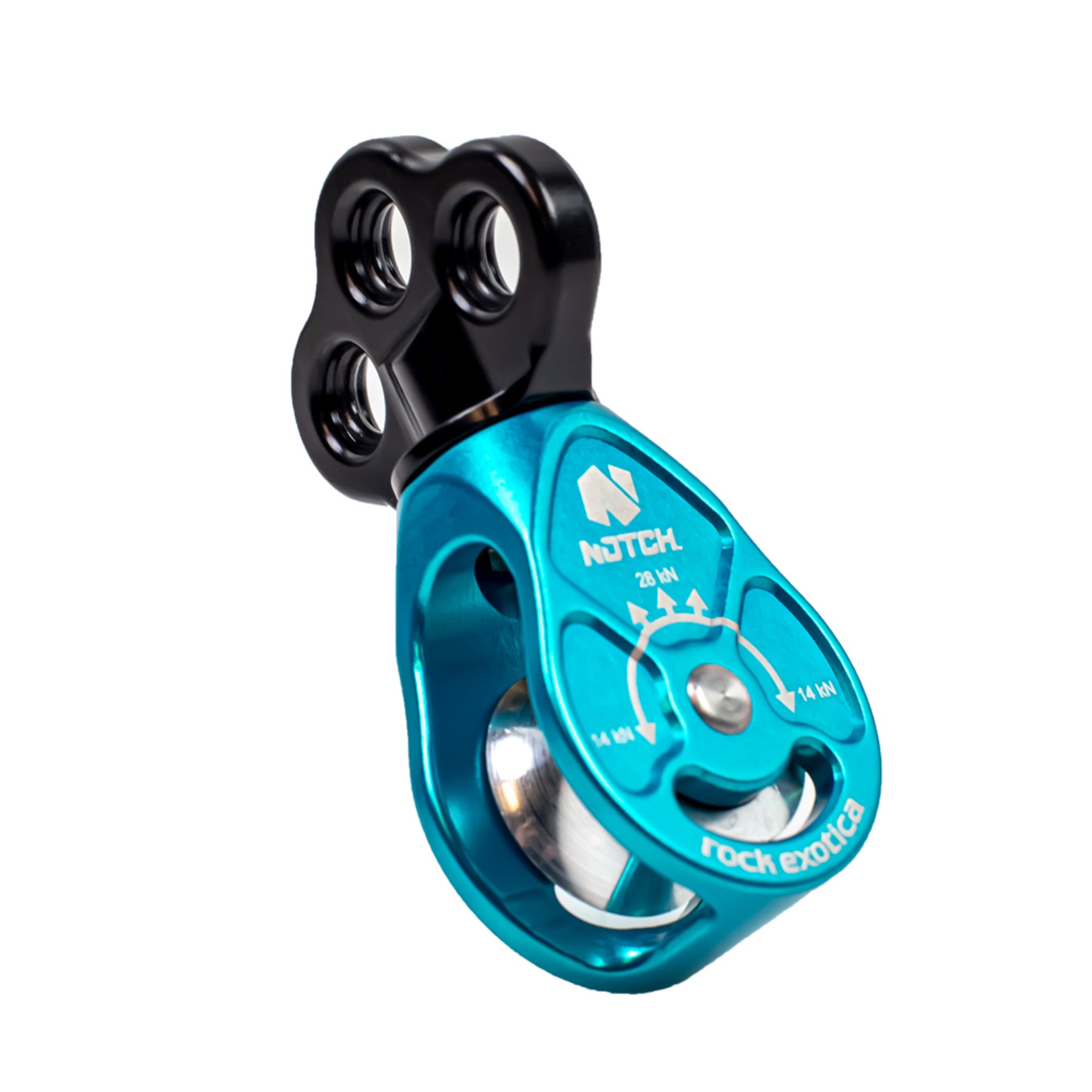 Notch Rook Triple Attachment Swivel Pulley