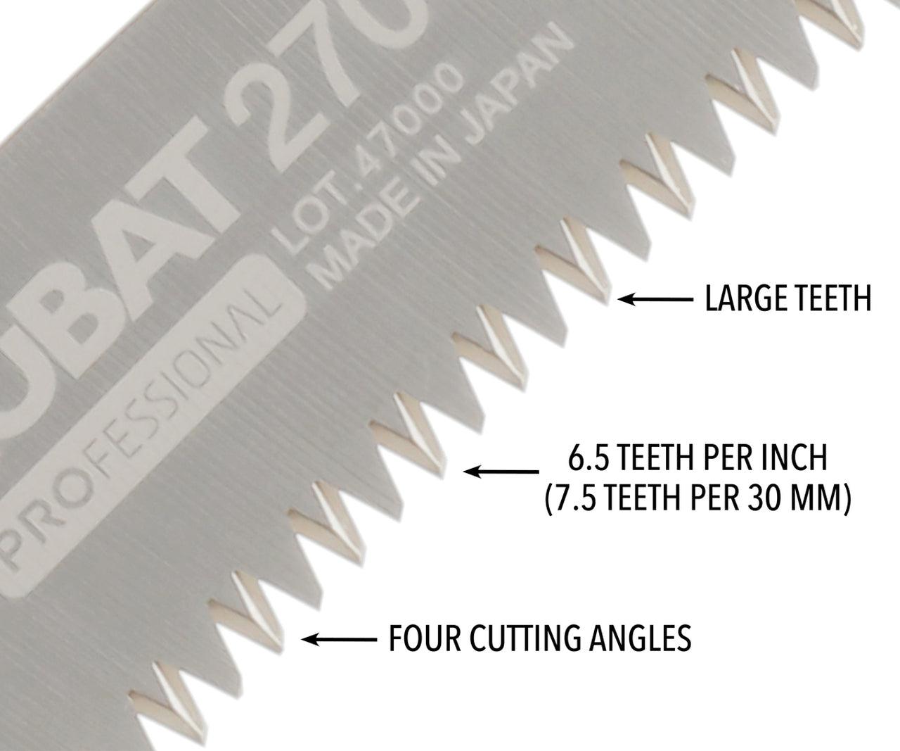 SILKY ZUBAT PROFESSIONAL 270 LARGE TOOTH HAND SAW - Arbo Space